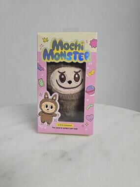 New Mochi Monster Plush Charm Collectible Keychain Brown Monster LiL Obsessed